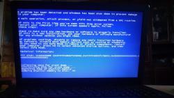 Синий Экран смерти! Ошибка BSOD! 0х000000В8