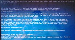 Синие экраны смерти (BSOD) в Windows
