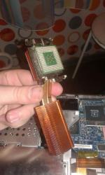 У Sony Vaio процессор не отделяется от радиатора!