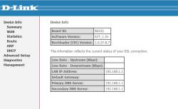 DSL-2500U: HW D3, сейчас FW SZT_1.51; какую прошивку взять на сайте D-Link?