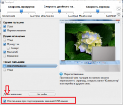 Не получается отключить тачпад