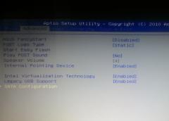 Где в ноутбуке от Asus в БИОС USB-Configuration