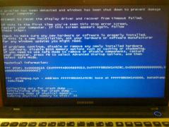 Синие экраны смерти (BSOD) в Windows
