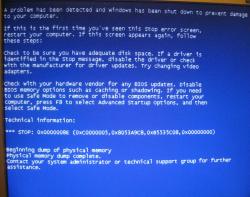 Решение проблем с синими экранами смерти (BSOD) в Windows
