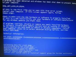 Синие экраны смерти (BSOD) в Windows