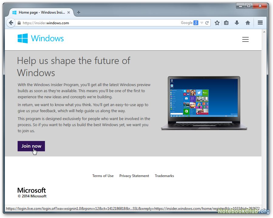 Windows Insider Preview Program